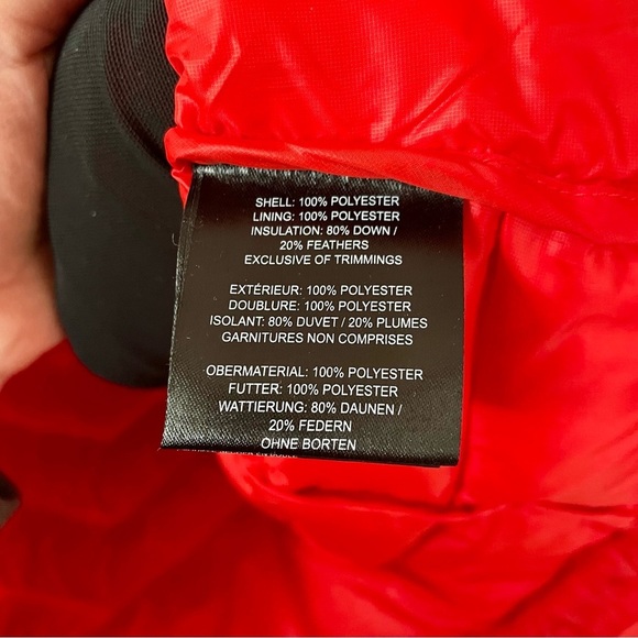 Orage Link Women's Down Filled Puffer Jacket Red Size Medium - Picture 5 of 6